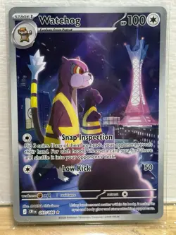 Watchog 97/86 Illustration Rare Pokemon Chaos Rising ME04 NM - Image 1