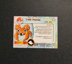 Paras 1999 Topps Holo Foil #46 Pokemon Card LP Black Logo - Image 2