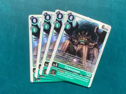 Cherrymon BT15-050 Playset Exceed Apocalypse Digimon Card x4 - Image 1