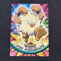 Primeape 57 Topps 1999 TV Animation Edition Pokemon NM - Image 1