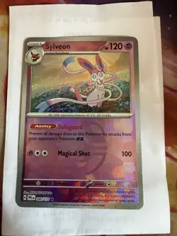 Pokemon TCG Prismatic Evolutions Sylveon 040/131 Master Ball Reverse Card NM - Image 1