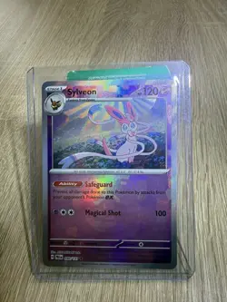 Pokemon TCG Prismatic Evolutions Sylveon 040/131 Master Ball Reverse Card NM - Image 1