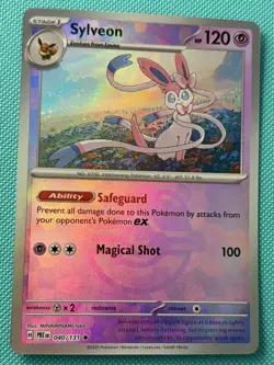 Sylveon 040/131 - Master Ball Reverse Holo - Pokemon Prismatic Evolutions EXC - Image 2