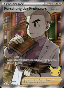 Pokemon Forschung des Professors (Prof. Eich) Celebrations 24 Deutsch NM - Image 1