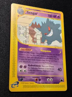 Pokemon Card Gengar 10/144 Skyridge Rare Non-Holo WOTC Vintage LP 2003 - Image 4