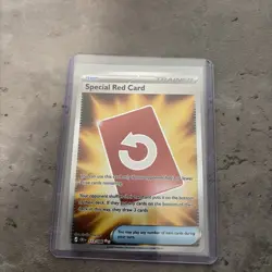 SPECIAL RED CARD 113/086 ULTRA RARE CHAOS RISING HOLO NM - Image 1