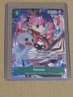 One Piece TCG Perona OP12-034 SR Alt Art Legacy of the Master English Edition - Image 1