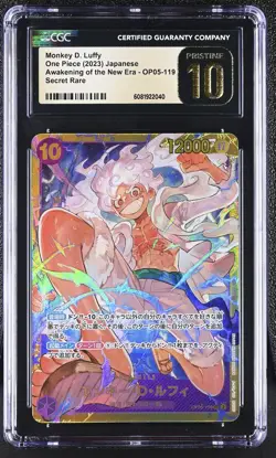 2023 One Piece Awakening Of The New Era Monkey D. Luffy Japanese 10 #OP05-119 - Image 1