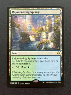 MTG Commander Legends Rejuvenating Springs Rare Non-Foil #354 - Image 1