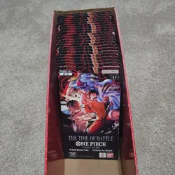 (23) Bandai One Piece The Time of Battle English (OP16) Sleeved Booster Packs - Image 1