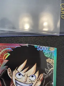 Pre-Errata One Piece Luffy OP01-003 Leader Original EN NO UPPER RIGTH CORNER - Image 4