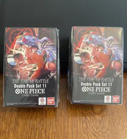 One Piece op-16 Double Pack Set 11 Time of Battle Factory Sealed (Lot of 2) - Image 1