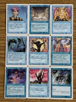 MTG Vintage Blue Control Deck 60 Card Ready To Play Old Border Magic Lot - Image 5