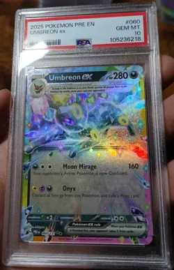 Umbreon ex 060/131 PSA 10 Prismatic Evolutions Pokemon Card Graded - Image 3