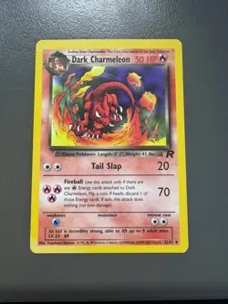 ✅Dark Charmeleon Gold W〽 Stamp Promo 32/82 Pokemon Card ✅ - Image 1