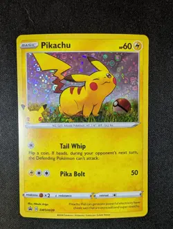 Pokemon SWSH: Sword & Shield Promo Cards #SWSH039 Pikachu HOLO NM - Image 1