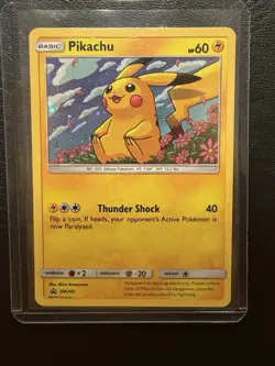 Pikachu SM206 Sun & Moon Ultra Rare Holo Promo Pokemon Card - NM - Image 1