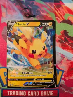 Pikachu V SWSH285 SWSH: Sword & Shield Promo Cards Holo NM - Image 1