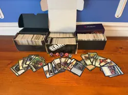 Magic The Gathering Lot of Approx 3,000 cards, Weighs 10 lbs. & 5 Dice - Image 1