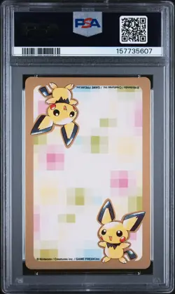 2000 POKEMON GOLD VERSION PART 2 PLAYING CARDS 6 OF HEARTS #196C ESPEON PSA 10 - Image 2