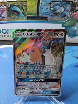 Cobalion GX - 106/181 - Pokemon Team Up Sun & Moon Ultra Rare Card NM - Image 1