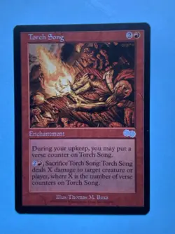 MTG: Torch Song - Urza's Saga - Magic Card NM - Image 2