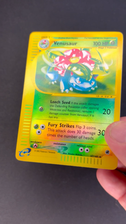 Venusaur Expedition Base Set Reverse Holo Pokemon Card 67/65 - Image 2