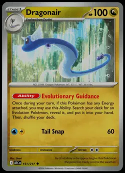Dragonair 151/217 Uncommon Ascended Heroes Pokemon Card Near Mint - Image 1