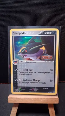 Sharpedo Power Keeper Stamp Holo 90/108 Pokemon Trading Card Game Nintendo RARE - Image 2
