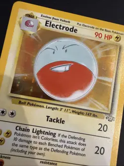 Vintage Electrode 2/64 Holo + 18/64 Non Holo card from the 1999 Jungle set - NM - Image 3