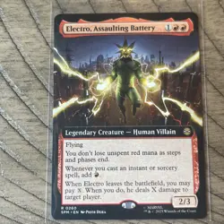 Electro, Assaulting Battery (Extended Art) Marvel's Spider-Man Non Foil - Image 1