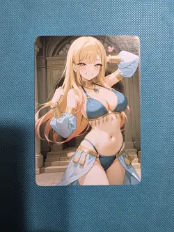 Double Sided Beautiful Waifu Card -Marin Kitagawa-Custom DIY Fan Art Card - Image 1