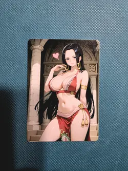 Double Sided Beautiful Waifu Card -Boa Hancock- Custom DIY Fan Art Card - Image 1