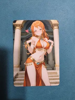 Double Sided Beautiful Waifu Card -Nami-Custom DIY Fan Art Card - Image 1