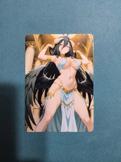 Double Sided Beautiful Waifu Card -Albedo-Custom DIY Fan Art Card - Image 1