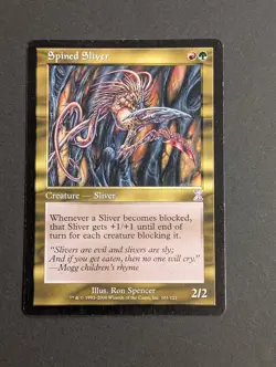 MTG Card - 1x Spined Sliver - Time Spiral - LP - Magic The Gathering - 101/121 - Image 2