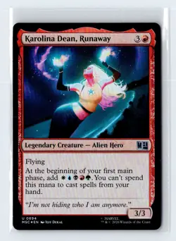 MTG - Karolina Dean, Runaway - Commander: Marvel Super Heroes 694 Foil - Image 1