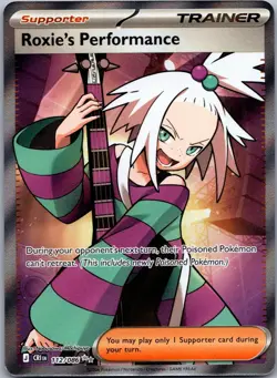 Roxie's Performance 112/086 Ultra Rare Chaos Rising Pokemon Holo NM/M - Image 1