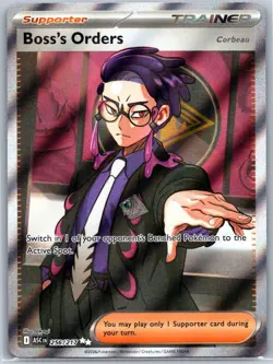 Boss's Orders [Corbeau] 256/217 Ultra Rare Ascended Heroes Pokemon Holo NM - Image 1