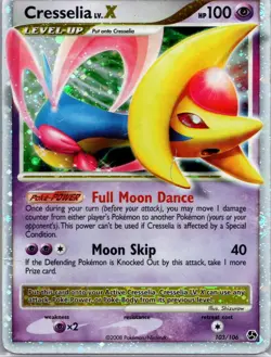Cresselia LV.X 103/106 - Pokemon TCG Great Encounters - Holo - Ultra Rare - DMG - Image 1