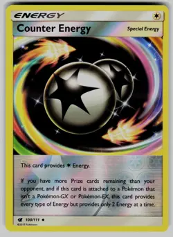Counter Energy 100/111 Uncommon Crimson Invasion Pokemon Reverse Holo Near Mint - Image 1