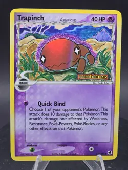 Trapinch 69/101 Stamped Dragon Frontiers Pokemon Holo - Image 1