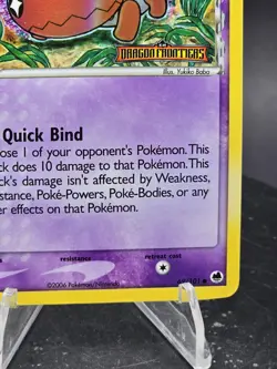 Trapinch 69/101 Stamped Dragon Frontiers Pokemon Holo - Image 3