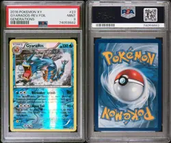 2016 POKEMON XY GENERATIONS #23 GYARADOS-REVERSE FOIL PSA 9 - Image 3