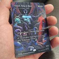 **FOIL** IN HAND!! MTG Venom, King in Black Full Art FOIL English MAR 0022 - Image 1