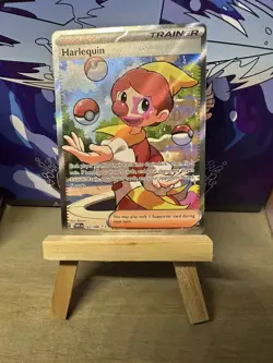 Harlequin 163/086 Ultra Rare, White Flare, Full Art Holo, Pokemon TCG, NM - Image 1