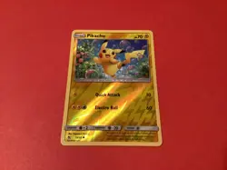 Pokemon TCG Hidden Fates Pikachu 19/68 Reverse Holo - Image 1