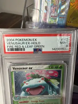 2004 POKEMON EX FIRE RED & LEAF GREEN #112 VENUSAUR EX-HOLO PSA 9 - Image 3