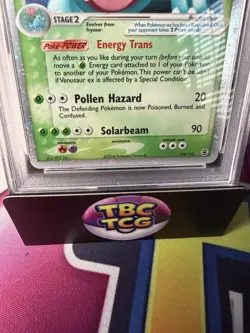 2004 POKEMON EX FIRE RED & LEAF GREEN #112 VENUSAUR EX-HOLO PSA 9 - Image 4