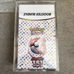Pokemon TCG 151 Scarlet and Violet Booster Bundle Sealed Case - with acrylic - Image 1